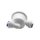 thumbnail image 3 of Cateissary Mini conector de manguera de agua de 2 vías, sistema de nebulización de jardín, conector de tubería de filtro de agua con filtro de malla de Jardín y Patio Cateissary HA6231-00B, 3 of 6