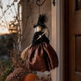 thumbnail image 3 of Halloween Witch Doll, Handmade Witch Doll Ornament Kitchen Home Decor Halloween Fireplace Tabletop Ornament, Gift for Mom or Friend, 3 of 7