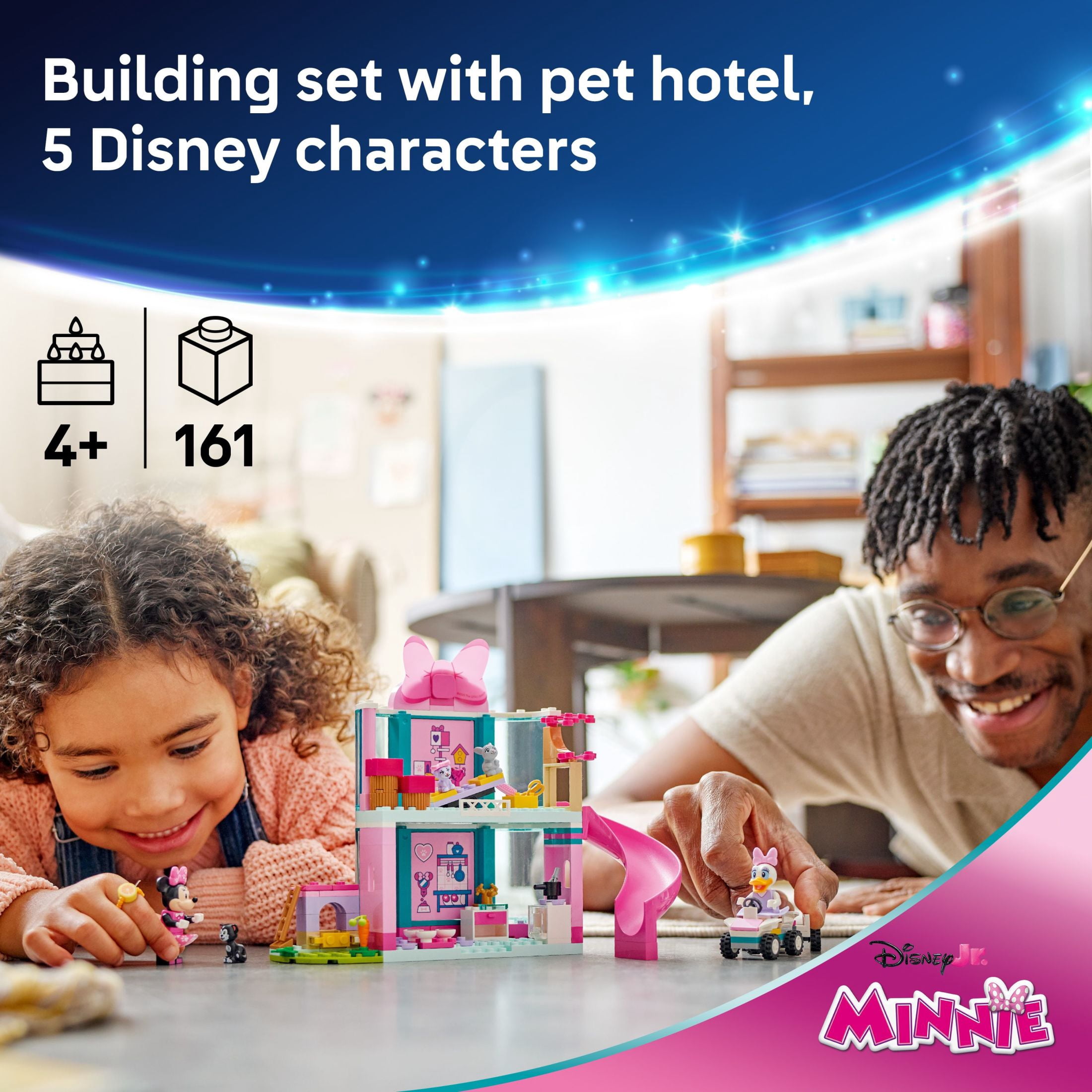 LEGO Disney Minnie’s Pet Hotel Toddler Toy- Minnie Mouse Building Set for Girls and Boys, Ages 4+ - Mickey Mouse Clubhouse Preschool Learning & Educational Toy - Disney Gift Idea for Birthdays- 43274