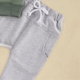 thumbnail image 6 of HFHAPW Toddler Boy Fall Winter Clothes Letter Print Long Sleeve Pullover Sweatshirts + Joggers Pants Outfits Set 0 6 12 18 Months 2T 3T 4T 5T 6T 7T 8T 9T(Green,3-6 M), 6 of 7
