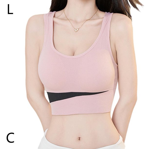 Chaleco deportivo sin espalda para mujer sin sujetador con aros K4T3 лч