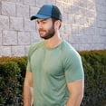 thumbnail image 4 of Paquete 200 piezas de Gorra trucker malla posterior broche plástico azul Unitalla, 4 of 5