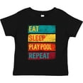 thumbnail image 3 of Inktastic Billiards Eat Sleep Play Pool Repeat Boys or Girls Toddler T-Shirt, 3 of 5
