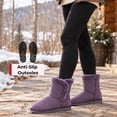 thumbnail image 5 of Alpine Swiss Mindy Women’s Winter Boots | Short Faux Shearling Boot | Warm Comfortable Micro Suede | Anti-Slip Sole | Stylish Fall & Winter Footwear, 5 of 9