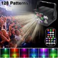 thumbnail image 2 of Escenario Luces de fiesta Espectáculo de música Navidad Dj Proyector Interior Rgb Decoración Luz Led Control remoto Iluminación de escenario Sonido activado Fiesta Casa Navidad, 2 of 5