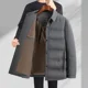 thumbnail image 5 of Chaquetas acolchadas ligeras de diseñador, chaqueta de plumón con cuello camisero para hombre, abrigos cálidos de negocios con solapa de invierno 2024 para hombre, 5 of 5
