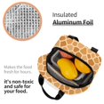 thumbnail image 6 of Giraffe Print Lunch Bag Thick Aluminum Foil Tote Cooler for Women Office Picnic Travel Gift, 6 of 7