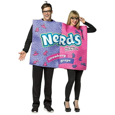 Rasta Imposta Nerds Box Couples Halloween Fancy-Dress Costume for Adult, Regular One Size