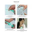 thumbnail image 3 of Flosser de agua inalámbrico, no eléctrico, portátil, presión de aire manual, operación simple, fortalecimiento de botellas, irrigador bucal dental para el hogar y viajes, verde., 3 of 5