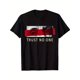 thumbnail image 1 of [Don't trust anyone, Casual Tee] Men's Summer Casual Round Neck T-Shirt - Don't trust anyone Letter Printed - Slightly Elastic, 1 of 4