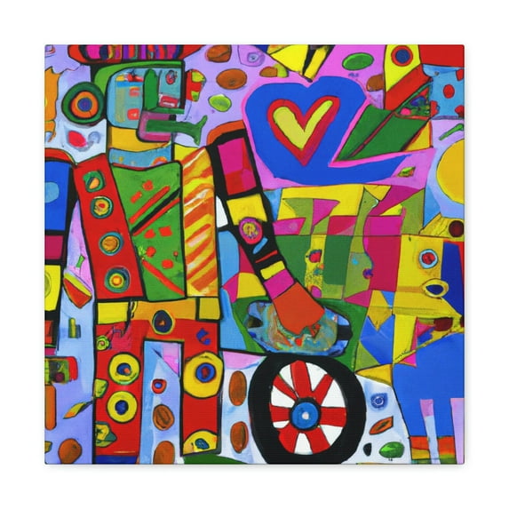 Mechanic in Fauvism - Canvas