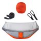 thumbnail image 2 of Hamaca para acampar con mosquitera Zulema Manta al aire libre naranja gris, 2 of 8