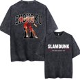 thumbnail image 1 of Camiseta de Anime Slam Dunk para hombres y mujeres, camisetas Retro lavadas, 100% algodón, Sakuragi, Hanamichi, kaade, Rukawa, Tops de Manga japonesa, 1 of 4