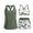 Army Green, variant on Tankini Set for Women 90s Vintage Tankini Top with Shorts Cross Back Swimsuit Bathing Printed V Neck Tankinis Army Green L