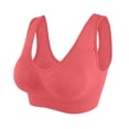 thumbnail image 2 of Eashery Women Bras Push Up Tank Padded Comfy Women Underwear Watermelon Red L, 2 of 4