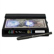 Tri Test Counterfeit Bill Detector With Pen, U.s.; Canadian; Mexican; Eu; Uk; Chinese Currencies, 7 X 4 X 2.5, Black | Bundle of 2 Each