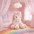 thumbnail image 6 of Adorable Pony Doll 's Toy Bed Pillow - Soft Plush Stuffed Animal for Bedroom Sleep Companion, Comfortable Pillow for Valentine's Day/Bedtime/Easter/Playtime/Birthday Gift, 10in, Red, 6 of 9