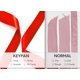 thumbnail image 4 of Cinta decorativa satinada para teclado, 2,2 cm x 46 m, color rojo, 4 of 7