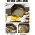 thumbnail image 4 of 12in Titanium Alloy Non-Stick Pot with Lid, Multi-Purpose Deep Saute Pan with Steamer Basket, Nonstick Frying Pan Cookware Sets for Frying Stir-frying Stewing Cooking Methods(Pot+Lid), 4 of 8