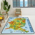 thumbnail image 2 of Crawling Indoor Carpet Play Mat United States of America for Living Room Bedroom Educational Nursery Floor Mat Area Rugs 72x48inch Carpet Runner, 2 of 6