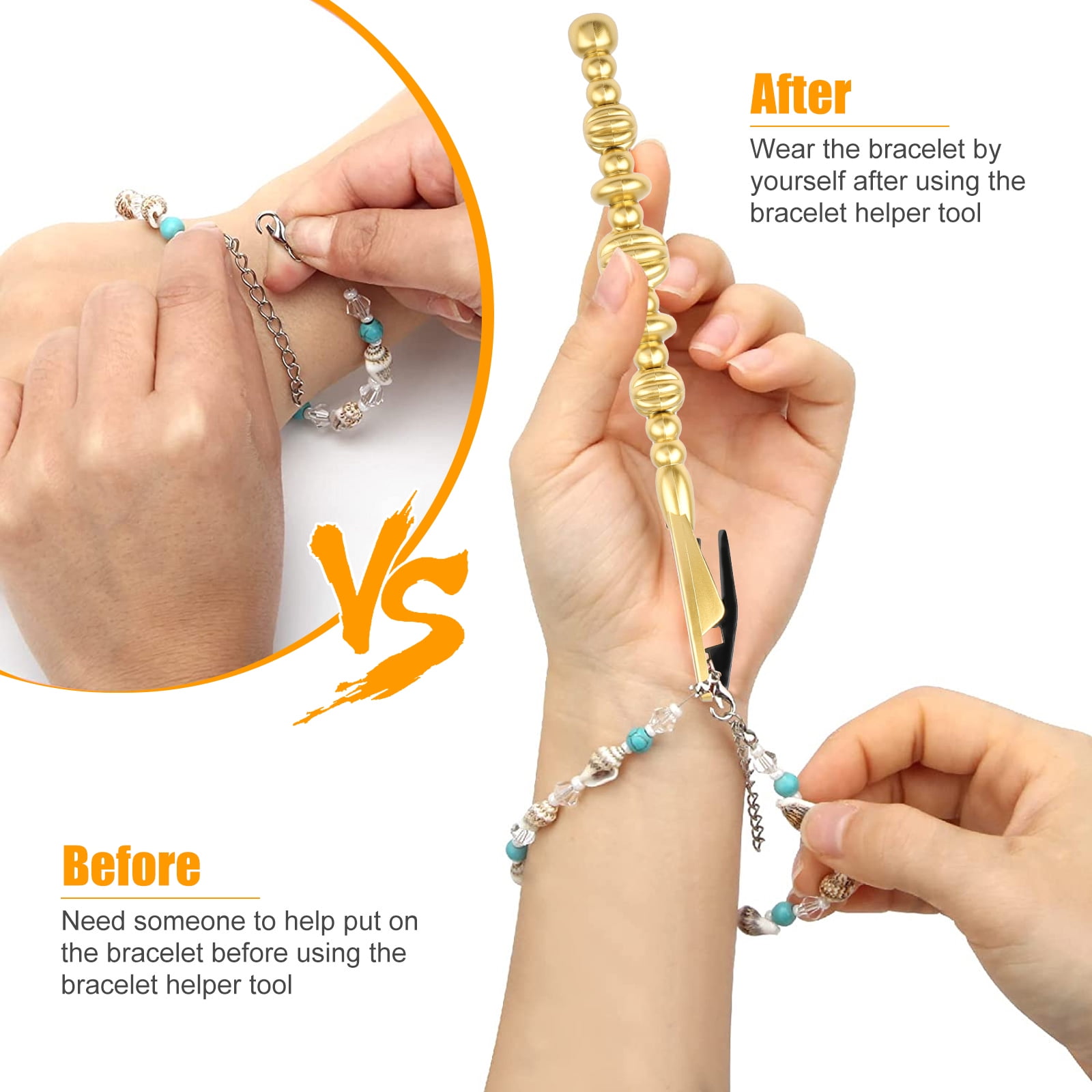  Tang Bracelet Helper Buddy, Tool for Helping Jewelry
