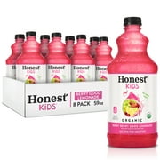 Honest Kids Organic Berry Good Lemonade Juice Drink, 59 oz. Bottles (Case of 8)