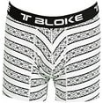 thumbnail image 3 of T Bloke Set of 2, White/Black Printed & Black Mesh Size L Men Boxer Briefs, 3 of 6
