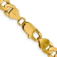 thumbnail image 3 of 14K Yellow Gold Curb Chain Styles Necklace 20 inch 7.5 mm Open Concave with Lobster Clasp, 3 of 4