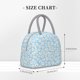 thumbnail image 2 of Disketp Floral Daisy Bolsa Térmica para Almuerzo, Lonchera con Abertura Amplia y Gran Capacidad, Organizador Reutilizable para Mujeres, Hombres y Adultos, 2 of 6