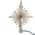 thumbnail image 3 of Kurt Adler Light Capiz Classical Multi-Pointed Bethlehem Star Treetop, 10", Ivory, 3 of 5