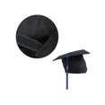 thumbnail image 1 of 1 Pc Graduation Cap Adjustable Adults Students Tassel Cap Bachelor Hat Dr Graduated Cap for Celebration Ceremony, 1 of 6