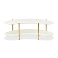 thumbnail image 4 of Sassani Cocktail Table - Pearl White/Gold, 4 of 11