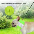 thumbnail image 4 of Collar reflectante para mascotas, bufanda fluorescente para perros y gatos, bandana, carpeta triangular, amarillo, S, 4 of 8