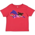 thumbnail image 3 of Inktastic African American Girl, Cape, Superhero Girl Girls Toddler T-Shirt, 3 of 5