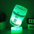 thumbnail image 4 of Control remoto de luz nocturna oso de fresa 3D 16 colores, 4 of 5