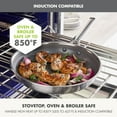 thumbnail image 4 of GreenPan Hybrid 13-Piece Nonstick Stainless Steel Cookware Set, 4 of 6