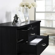 Hodedah 7 Drawer 1 Door Chest, Black