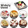 thumbnail image 4 of 50 Pack Small Charcuterie Boxes with Clear Lids, To Go Paper Dessert Boxes Bakery Boxes, 5 Inches Disposable Food Containers for Cookies, Cupcakes, Slice Cakes, Strawberries (Black), 4 of 7