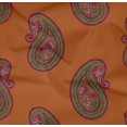 thumbnail image 4 of oneOone Organic Cotton Poplin Twill Fabric Paisley Block Print Fabric By Yard 42 Inch Wide, 4 of 4