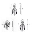 thumbnail image 3 of Pipe Tapping and Threading Tool, PVC Pipe Threader Kit, Integrated Internal & External Pipe Threading Tool, Electric Drill Compatible Rethreading Tool, Dual-Function Thread Cutter for Plastic Pipes, 3 of 8