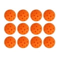 thumbnail image 3 of 12 Uds 74mm 40 agujeros Pickleballs PE plástico alta elasticidad Pickleball bolas con orificios para exteriores naranja YUNYI BRAND Deportes, 3 of 8