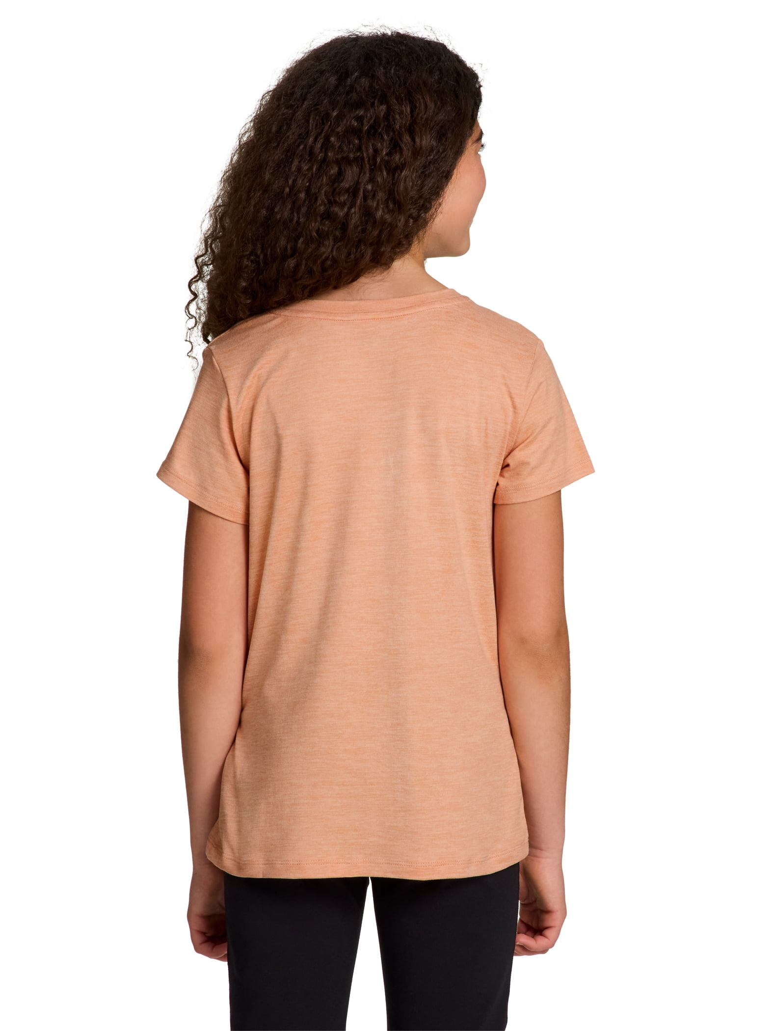Reebok Girl's Legacy Performance Short Sleeve T-Shirt, Sizes 4-18