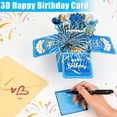 thumbnail image 3 of Surprise Pop Up Happy Birthday Cards, Lovely 3D Birthday Card for Adults and Kids with Envelopes, Unique Design Handmade Foldable Greeting Cards for Daughter, Son, Mom, Dad, Friend, 3 of 8