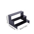 thumbnail image 2 of 3 Tier Black Acrylic Display Risers, Perfume Organizer Stand, Cupcake Stand Holder, Shelf Risers for Display Stands for Figure, Dessert Shelves for Party, Decoration,11.81*8.27*5.91 inch., 2 of 7