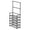 A-Black, variant on Hyknon Coat Rack with Storage Shelf, 4 Tier Coat and Shoe Rack, Simple Houseware Freestanding Hall Tree, Entryway Coat Rack with 8 Hooks, Double Row Coat Organizer for Living Room Bedroom （M）