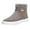 Grey, variant on Xmyrz Mens Snow Boots Warm Breathable Vacation Softable Thickened Wide Calf Boots Winter Boots Mens Shoes