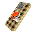 thumbnail image 2 of Keyscaper Cleveland Browns Plaid Bling iPhone Case, 2 of 7
