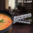 thumbnail image 4 of Camping Pot Gripper Anti-Scald Pan Bowl Mango para exteriores Soporte Clip Gris Hugtrwg  Para estrenar, 4 of 6
