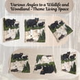 thumbnail image 4 of Pine Tree & Bear Double Toggle Switch Cover Wall Plate - Black Bear on Birch Double Switch Cover, Rustic Cabin Wall Plate, Lodge Style Woodland Home Décor, 4 of 7