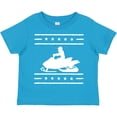 thumbnail image 3 of Inktastic Snowmobile Gift Silhouette Boys or Girls Toddler T-Shirt, 3 of 5